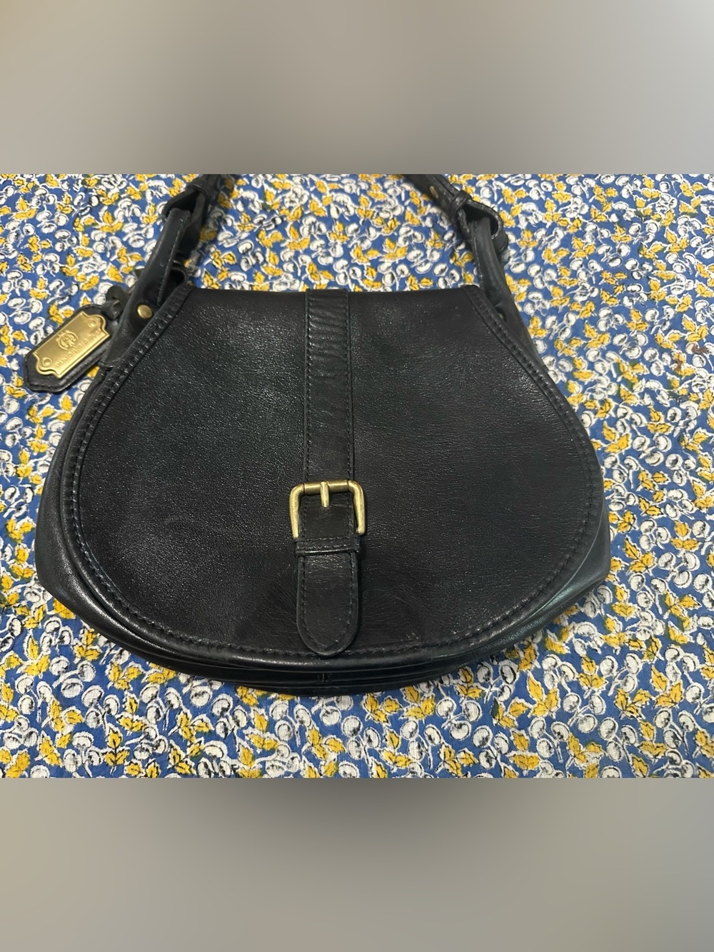 Vintage Liz Claiborne vintage saddle bag purse. - Picture 2 of 11